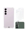 Bizon Case Clear Pack case + 2x tempered glass + lens protection Samsung Galaxy S24+ Plus clear