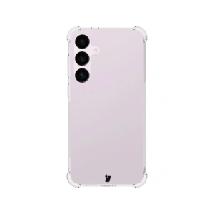 Etui + 2x szkło na ekran + obiektyw Bizon Case Clear Pack do Samsung Galaxy S24+ Plus przezroczyste