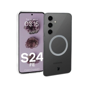 Kup Bizon Case CrystalO Magnetic Samsung Galaxy S24 FE transparent - BIZ8258 - {ean13} - Sklep Home Screen