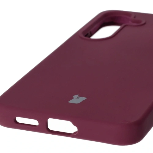Kup Silikonowe etui Bizon Soft Case do Samsung Galaxy S25 ciemnofioletowe - BIZ8259 - {ean13} - Sklep Home Screen