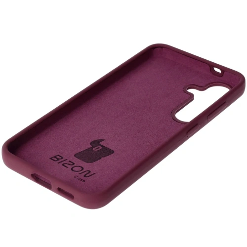 Kup Silikonowe etui Bizon Soft Case do Samsung Galaxy S25 ciemnofioletowe - BIZ8259 - {ean13} - Sklep Home Screen