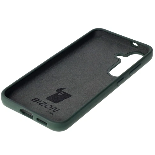 Kup Silikonowe etui Bizon Soft Case do Samsung Galaxy S25 ciemnozielone - BIZ8260 - {ean13} - Sklep Home Screen
