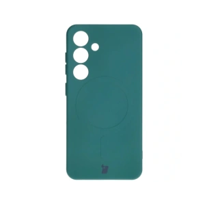 Kup Silikonowe etui z pierścieniem magnetycznym Bizon Case Silicone Magnetic do Samsung Galaxy S25 / Galaxy S24 ciemnozielone - BIZ8261 - {ean13} - Sklep Home Screen