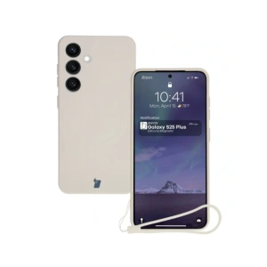 Buy Bizon Case Silicone Magnetic Samsung Galaxy S25+ Plus / S24+ Plus beige - BIZ8262 - {ean13} - Home Screen Store Europe