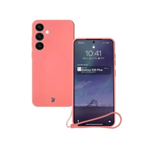 Kup Silikonový kryt s magnetickým kroužkem Bizon Case Silicone Magnetic pro Samsung Galaxy S25+ Plus / S24+ Plus špinavě růžový - BIZ8263 - {ean13} - Sklep Home Screen
