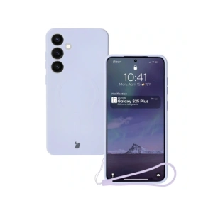 Buy Bizon Case Silicone Magnetic Samsung Galaxy S25+ Plus / S24+ Plus light purple - BIZ8265 - {ean13} - Home Screen Store Europe