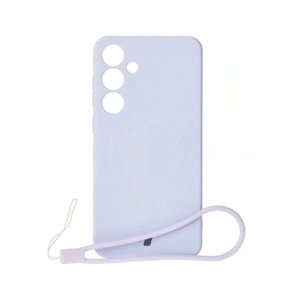 Kup Silikonové pouzdro s magnetickým kroužkem Bizon Case Silicone Magnetic pro Samsung Galaxy S25+ Plus / S24+ Plus světle fialové - BIZ8265 - {ean13} - Sklep Home Screen