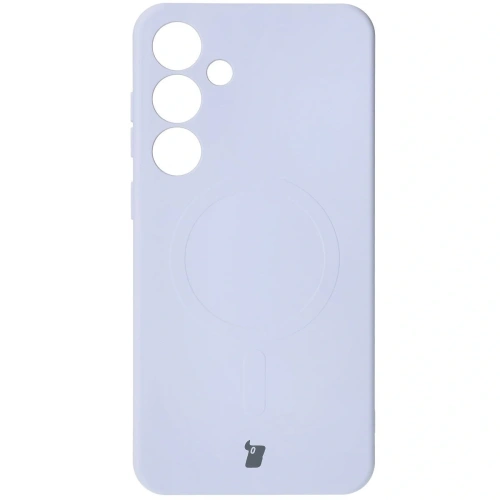 Kup Silikonové pouzdro s magnetickým kroužkem Bizon Case Silicone Magnetic pro Samsung Galaxy S25+ Plus / S24+ Plus světle fialové - BIZ8265 - {ean13} - Sklep Home Screen