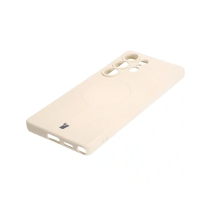 Kup Silikonový obal s magnetickým kroužkem Bizon Case Silicone Magnetic pro Samsung Galaxy S25 Ultra béžový - BIZ8266 - {ean13} - Sklep Home Screen