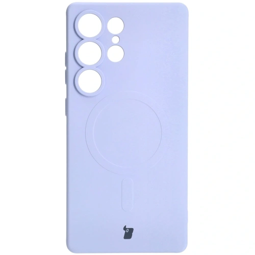 Kup Silikonový obal s magnetickým kroužkem Bizon Case Silicone Magnetic pro Samsung Galaxy S25 Ultra jasně fialový - BIZ8267 - {ean13} - Sklep Home Screen