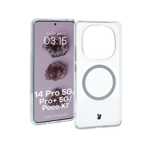 Kup Bizon Case CrystalO Magnetic Xiaomi Redmi Note 14 Pro 5G / 14 Pro+ 5G / Poco X7 transparent - BIZ8268 - {ean13} - Sklep Home Screen