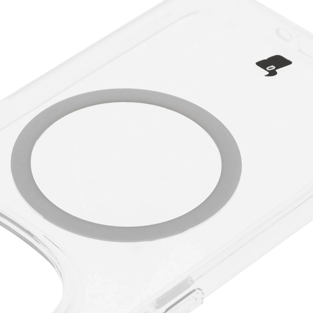 Etui z pierścieniem magnetycznym Bizon Case CrystalO do Xiaomi Redmi Note 14 Pro 5G / 14 Pro+ 5G / Poco X7 przezroczyste