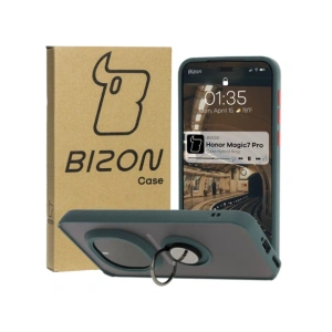 Kup Bizon Case Hybrid Ring Honor Magic7 Pro getönt mit einem dunkelgrünen Rahmen - BIZ8269 - {ean13} - Sklep Home Screen