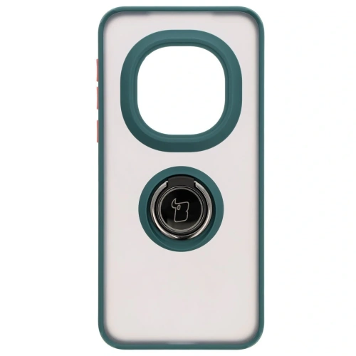 Kup Etui s úchytem na prst Bizon Case Hybrid Ring pro Honor Magic7 Pro kouřové s tmavozeleným rámem - BIZ8269 - {ean13} - Sklep Home Screen