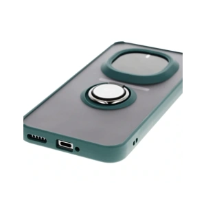 Kup Etui s úchytem na prst Bizon Case Hybrid Ring pro Honor Magic7 Pro kouřové s tmavozeleným rámem - BIZ8269 - {ean13} - Sklep Home Screen
