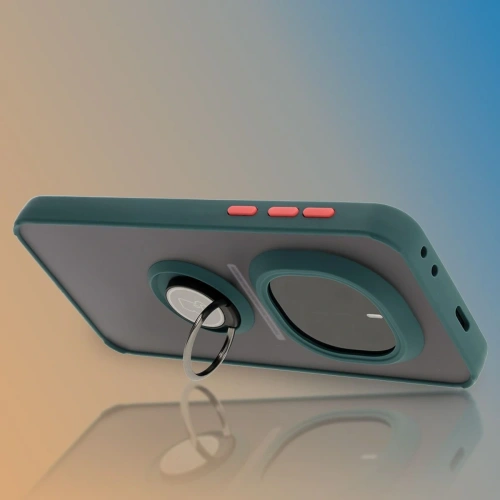 Buy Bizon Case Hybrid Ring Honor Magic7 Pro tinted with a dark green frame - BIZ8269 - {ean13} - Home Screen Store Europe