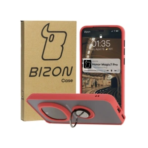 Buy Bizon Case Hybrid Ring Honor Magic7 Pro tinted with a red frame - BIZ8271 - {ean13} - Home Screen Store Europe