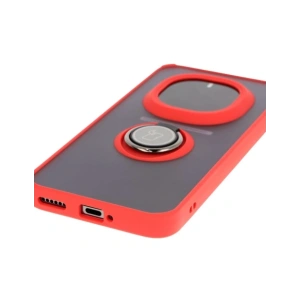 Kup Etui s úchytem na prst Bizon Case Hybrid Ring pro Honor Magic7 Pro kouřové s červeným rámečkem - BIZ8271 - {ean13} - Sklep Home Screen