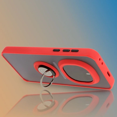 Kup Etui z uchwytem na palec Bizon Case Hybrid Ring do Honor Magic7 Pro przydymione z czerwoną ramką - BIZ8271 - {ean13} - Sklep Home Screen