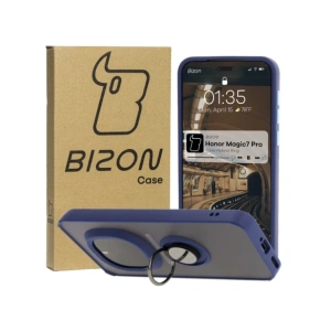 Kup Bizon Case Hybrid Ring Honor Magic7 Pro getönt mit einem navyblauen Rahmen - BIZ8272 - {ean13} - Sklep Home Screen