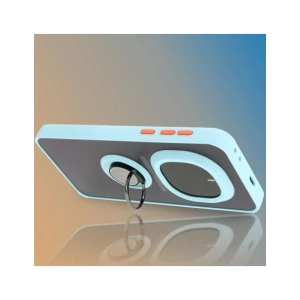 Kup Pouzdro s úchopem na prst Bizon Case Hybrid Ring pro Honor Magic7 Pro kouřové s jasně modrým rámečkem - BIZ8273 - {ean13} - Sklep Home Screen