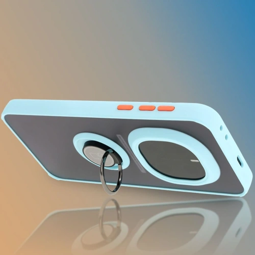 Kup Pouzdro s úchopem na prst Bizon Case Hybrid Ring pro Honor Magic7 Pro kouřové s jasně modrým rámečkem - BIZ8273 - {ean13} - Sklep Home Screen