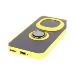 Kup Etui s úchopem na prst Bizon Case Hybrid Ring pro Honor Magic7 Pro kouřové s žlutým rámečkem - BIZ8274 - {ean13} - Sklep Home Screen