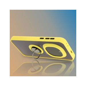 Kup Etui s úchopem na prst Bizon Case Hybrid Ring pro Honor Magic7 Pro kouřové s žlutým rámečkem - BIZ8274 - {ean13} - Sklep Home Screen