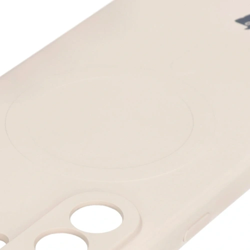 Buy Bizon Case Silicone Magnetic Sq Samsung Galaxy A36 5G beige - BIZ8275 - {ean13} - Home Screen Store Europe