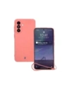 Bizon Case Silicone Magnetic Sq Samsung Galaxy A36 5G dirty pink