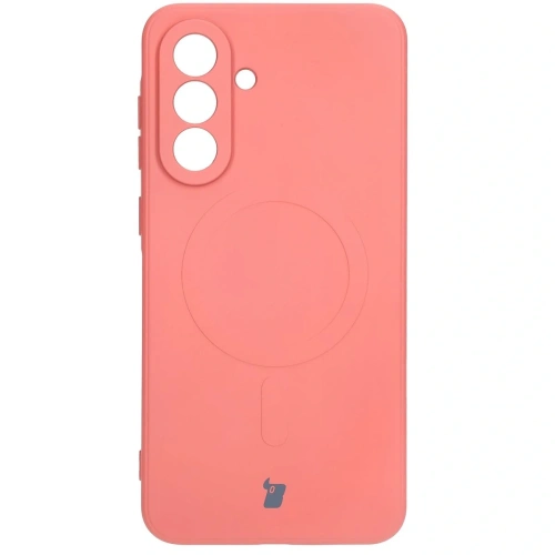 Kup Silikonové pouzdro s magnetickým kroužkem Bizon Case Silicone Magnetic Sq pro Samsung Galaxy A36 5G v barvě špinavě růžové - BIZ8276 - {ean13} - Sklep Home Screen