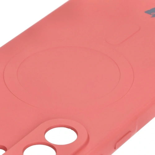 Kup Silikonové pouzdro s magnetickým kroužkem Bizon Case Silicone Magnetic Sq pro Samsung Galaxy A36 5G v barvě špinavě růžové - BIZ8276 - {ean13} - Sklep Home Screen
