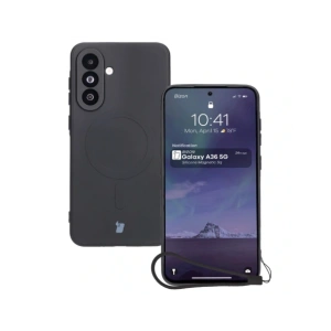Buy Bizon Case Silicone Magnetic Sq Samsung Galaxy A36 5G black - BIZ8277 - {ean13} - Home Screen Store Europe
