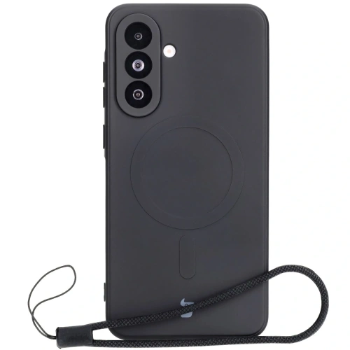 Kup Silikonové pouzdro s magnetickým kroužkem Bizon Case Silicone Magnetic Sq pro Samsung Galaxy A36 5G černé - BIZ8277 - {ean13} - Sklep Home Screen