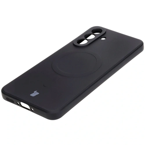 Kup Silikonové pouzdro s magnetickým kroužkem Bizon Case Silicone Magnetic Sq pro Samsung Galaxy A36 5G černé - BIZ8277 - {ean13} - Sklep Home Screen