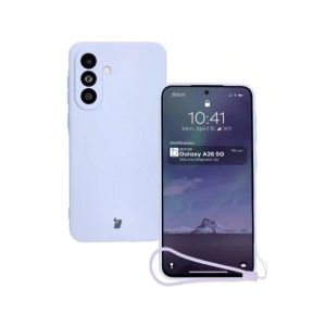 Buy Bizon Case Silicone Magnetic Sq Samsung Galaxy A36 5G light purple - BIZ8279 - {ean13} - Home Screen Store Europe
