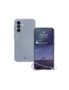 Silikonowe etui z pierścieniem magnetycznym Bizon Case Silicone Magnetic Sq do Samsung Galaxy A36 5G szare