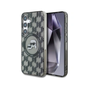 Kup Etui Karl Lagerfeld Button Karl&Choupette Heads On KL Pattern MagSafe do Samsung Galaxy S25 černý - KLD21876 - {ean13} - Sklep Home Screen