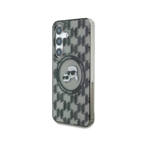 Buy Karl Lagerfeld Button Karl&Choupette Heads On KL Pattern MagSafe Samsung Galaxy S25 black - KLD21876 - {ean13} - Home Screen Store Europe