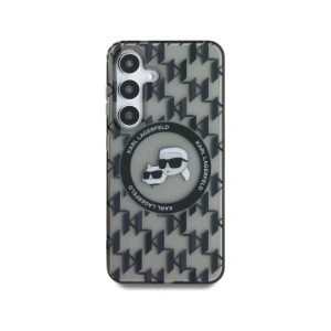 Buy Karl Lagerfeld Button Karl&Choupette Heads On KL Pattern MagSafe Samsung Galaxy S25 black - KLD21876 - {ean13} - Home Screen Store Europe