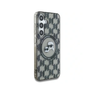 Buy Karl Lagerfeld Button Karl&Choupette Heads On KL Pattern MagSafe Samsung Galaxy S25 black - KLD21876 - {ean13} - Home Screen Store Europe