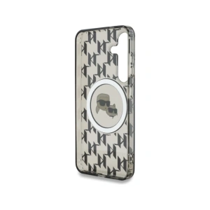 Buy Karl Lagerfeld Button Karl&Choupette Heads On KL Pattern MagSafe Samsung Galaxy S25 black - KLD21876 - {ean13} - Home Screen Store Europe