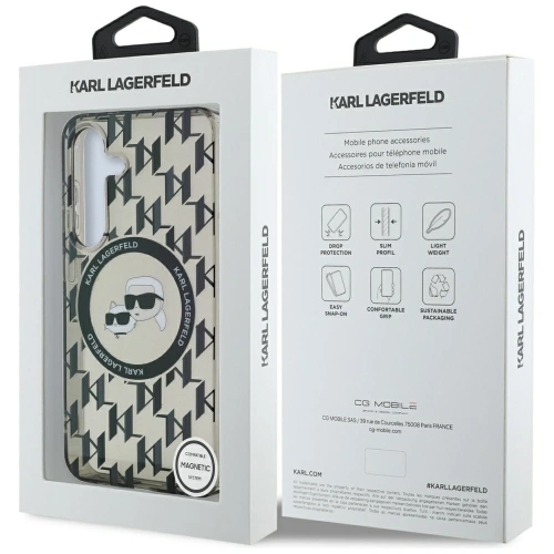 Kup Karl Lagerfeld Buton Karl&Choupette Capete Pe Model KL MagSafe Samsung Galaxy S25 negru - KLD21876 - {ean13} - Sklep Home Screen