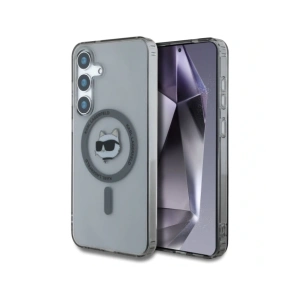 Kup Karl Lagerfeld Button Choupette Kopf Gedrucktes Logo MagSafe Samsung Galaxy S25 schwarz - KLD21878 - {ean13} - Sklep Home Screen