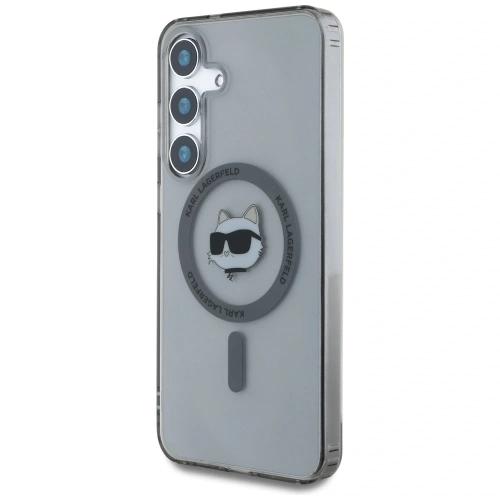 Kup Etui Karl Lagerfeld Button Choupette Head Printed Logo MagSafe do Samsung Galaxy S25 czarny - KLD21878 - {ean13} - Sklep Home Screen
