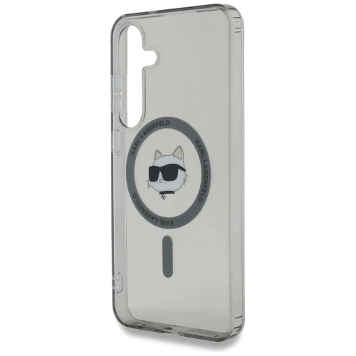 Kup Etui Karl Lagerfeld Button Choupette Head Printed Logo MagSafe do Samsung Galaxy S25 czarny - KLD21878 - {ean13} - Sklep Home Screen