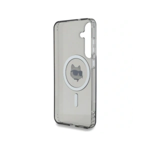 Kup Karl Lagerfeld Button Choupette Kopf Gedrucktes Logo MagSafe Samsung Galaxy S25 schwarz - KLD21878 - {ean13} - Sklep Home Screen