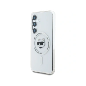 Kup Etui Karl Lagerfeld Button Choupette Head Printed Logo MagSafe do Samsung Galaxy S25+ Plus bílý - KLD21879 - {ean13} - Sklep Home Screen