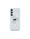 Kup Etui Karl Lagerfeld Button Choupette Head Printed Logo MagSafe do Samsung Galaxy S25+ Plus bílý - KLD21879 - {ean13} - Sklep Home Screen