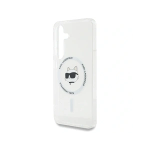 Kup Karl Lagerfeld Gomb Choupette Fej Nyomtatott Logó MagSafe Samsung Galaxy S25+ Plus fehér - KLD21879 - {ean13} - Sklep Home Screen